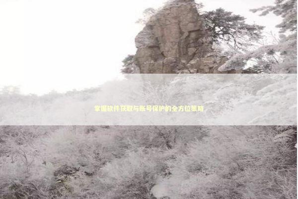 掌握软件获取与账号保护的全方位策略